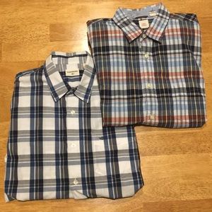 💥 Bundle of 2 Dockers S/S Button Down Shirts 💥